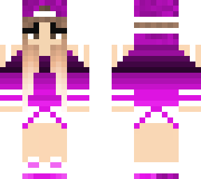 cute purple outfit girl :]