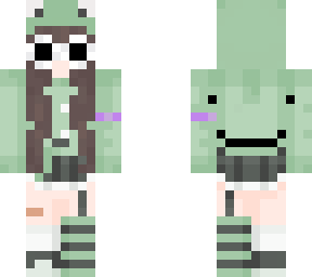 dnf froggy with a lavander ribbon for techno support