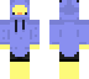 duck purple hoodie
