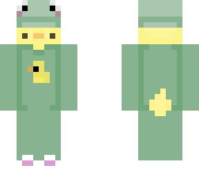 duck with frog hat ^_^