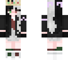 female ranboo with cancer ribbon