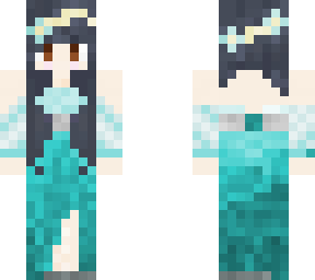 flower fairy ballgown (teal)