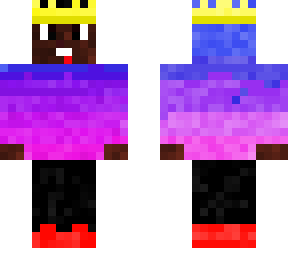 galaxy boy with crown