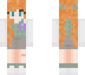 ginger skin with technoblade bow