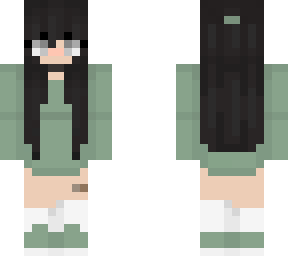 girl in green