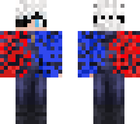 gojo red and blue