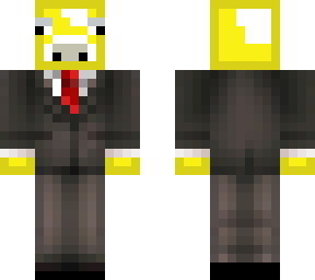 gold cow in suit