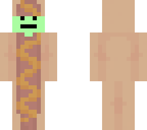 green derp with hot dog suit