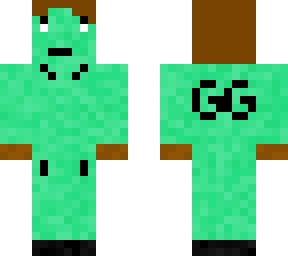 green guy with brown hair