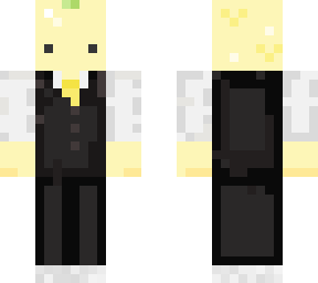lemon with suit
