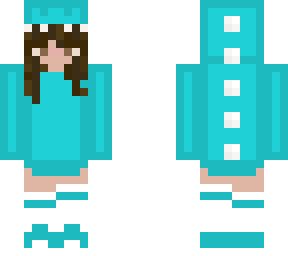 matching turquoise dino onesie <3