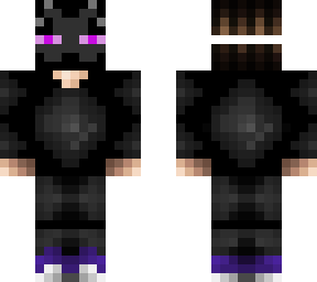 minecraft boy skin enderman mask