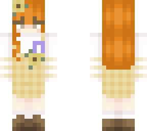 my regular skin + purple ribbon (my current skin)