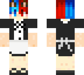 my skin but in maid dress