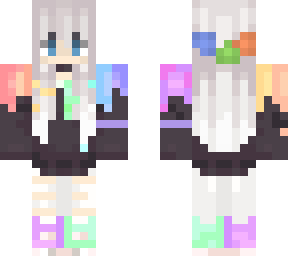 my skin with cancer ribbon