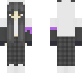 panda girl(with cancer awareness ribbon)