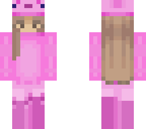 pink axolotl - girl