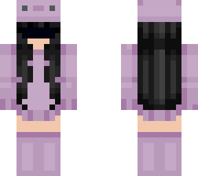 purp axolotl girl