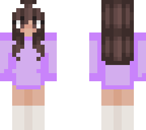 purple kitty girl