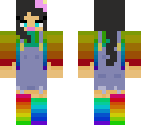 rainbow (in support of the rainbow flag )