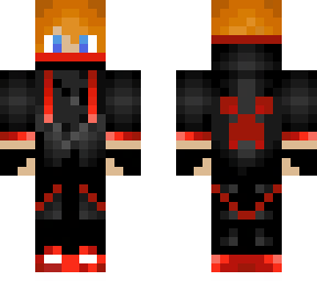 red gamer with mask and hedset