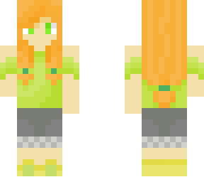 red head - ponytail