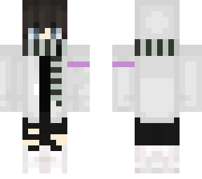 scarf boy purple ribbon