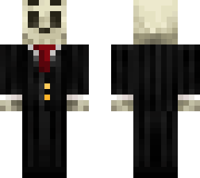 skeleton in a suit