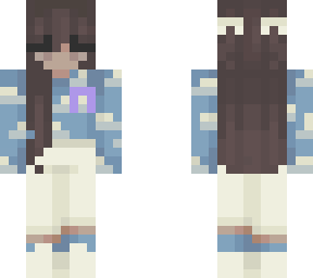 this is my skin but with the cancer support ribben :d