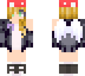 ultialice with black sweater and purple ribbon
