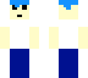 2-d (i dont renember if he has a shirt design so i did blank)