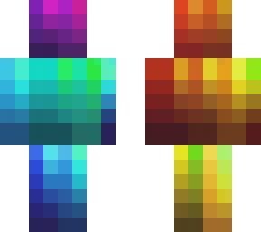 amazing rainbow fade design