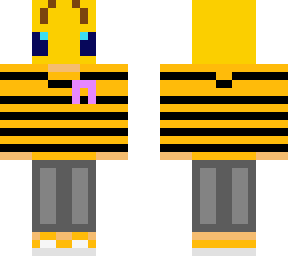bee boy purple ribbon (technoblade cancer support)
