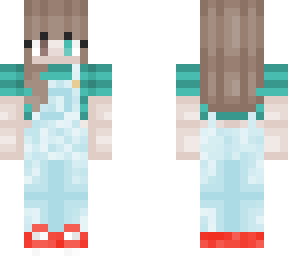 berrysbases inspired brown hair overall cutie