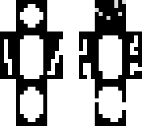 black and white