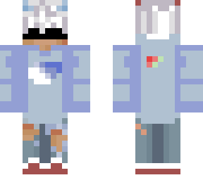 blue demon boy