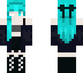 blue hair