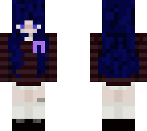 blue hair techno blade girl