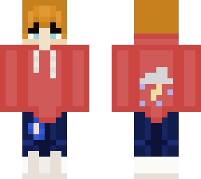 boy red lightning hoodie