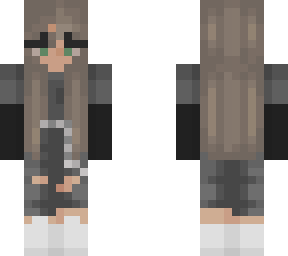 brown hair green eye girl