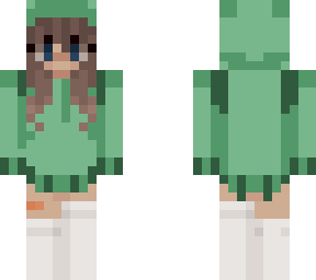 brunette blue eyes | Minecraft Skin