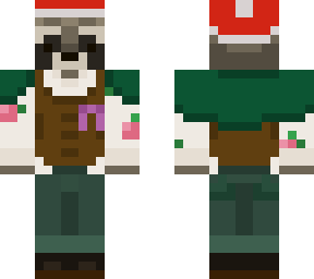 cottagecore raccoon :3