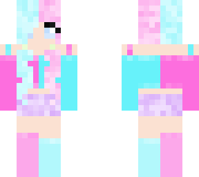 cute cotton candy girl