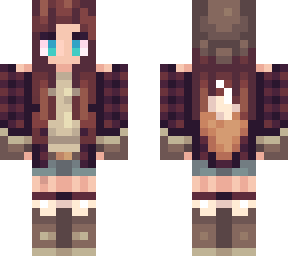 cute western cold season girl | with fox tail ^-^