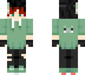 emo enderman with blood