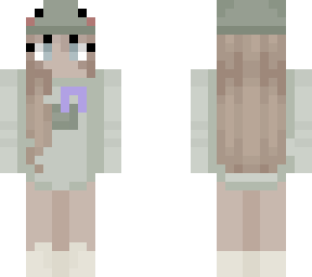 frog sage girl w purple ribbon