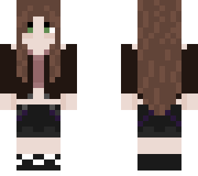 girl in brown