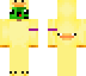 greenie cookie with duck suit