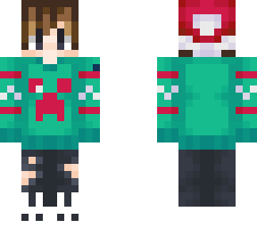 justanoob christmas no mask version skin