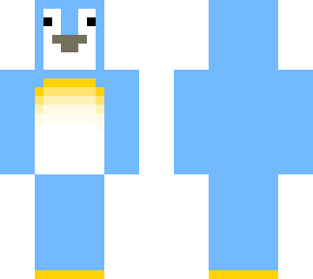 light blue penguin